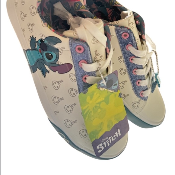 Disney Lilo & Stitch Sneakers- White and Blue - Picture 3 of 4